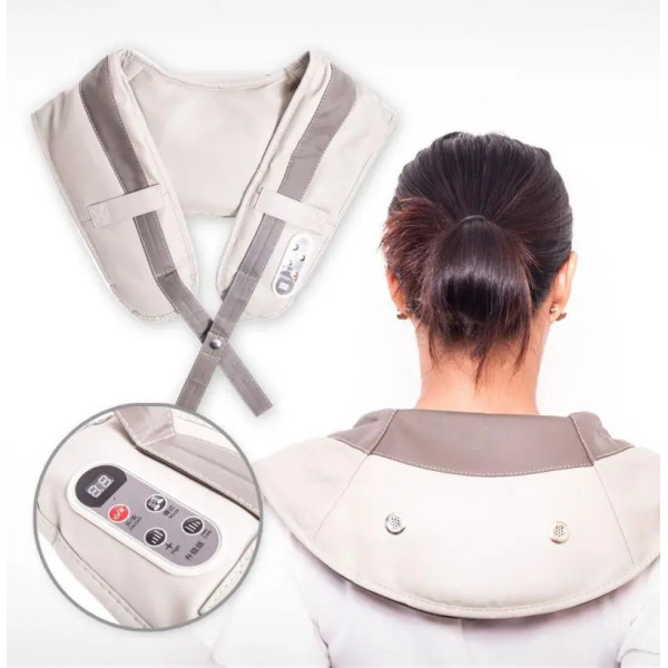 Вибромассажер  Cervical Massage Shawls для шеи, плеч, спины и поясницы