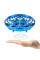 Квадрокоптер мини Летающая тарелка UFO с LED подсветкой и системой антистолкновения