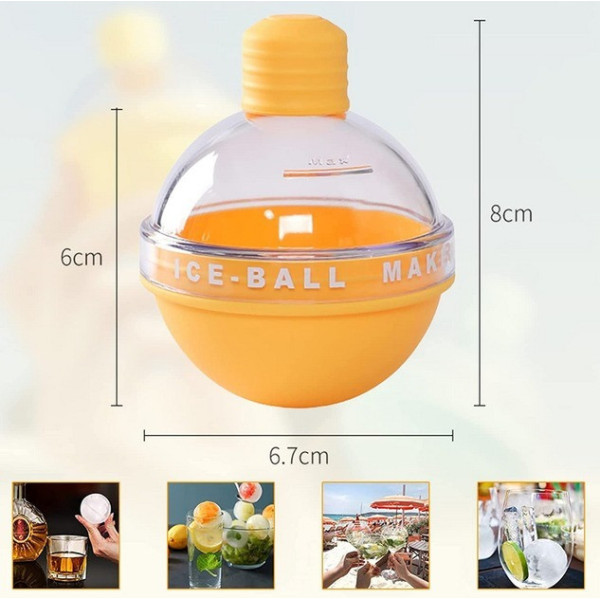 Форма для льда в виде шара 6 см Ice Ball