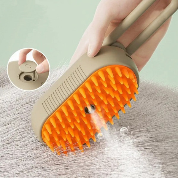 Паровая расческа для кошек и собак Steamy Brush