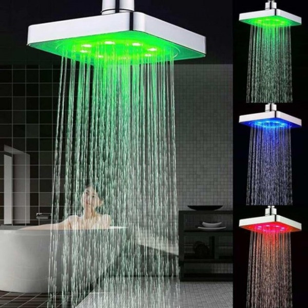 Лейка для душа с RGB подсветкой LED Shower head