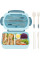 Ланчбокс LY-457 WASHING MACHINE с приборами в комплекте