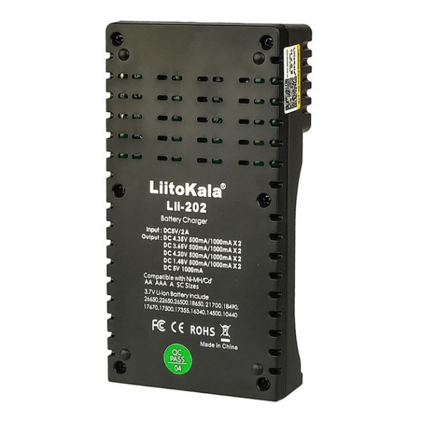 Зарядное устройство LiitoKala Lii-202 с PowerBank