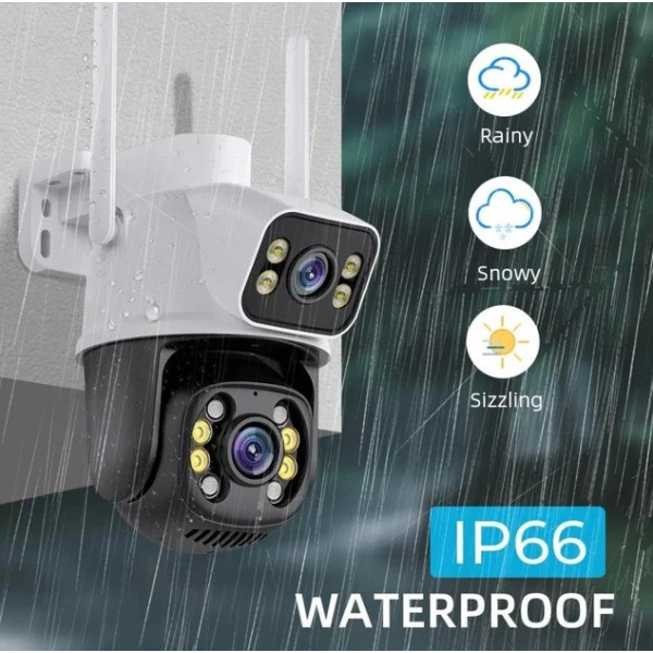 Уличная Wi-Fi камера Q25 с LED подсветкой и датчиком движения