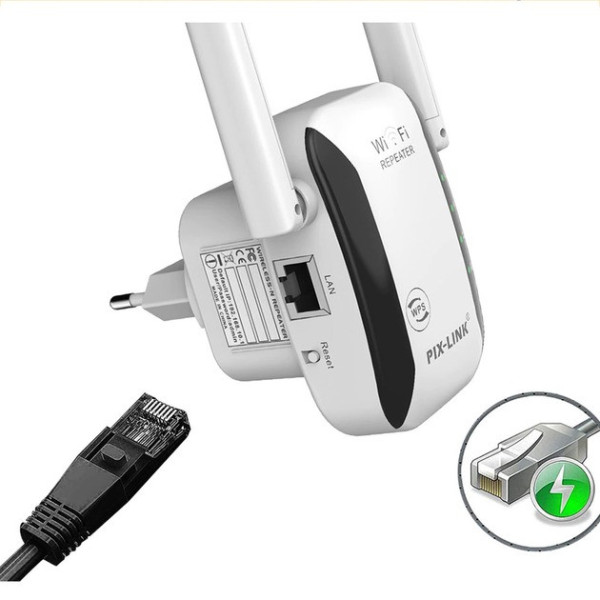 Усилитель Wi-Fi сигнала LV-WR29 с простой установкой в розетку для улучшения покрытия сети