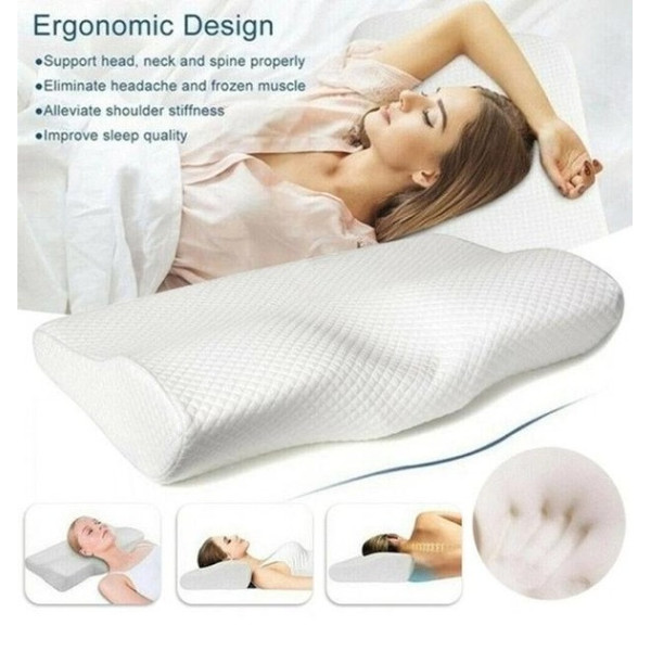 Ортопедическая подушка с эффектом памяти для здорового сна memory latex pillow