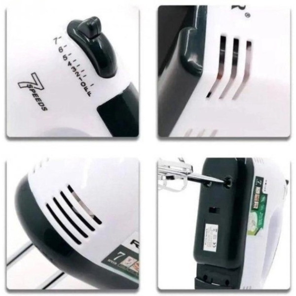 Ручной электрический миксер Domotec R 6633B с 5 скоростями