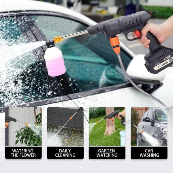 Автомойка RD00-69 на аккумуляторе 21v для быстрой и удобной чистки