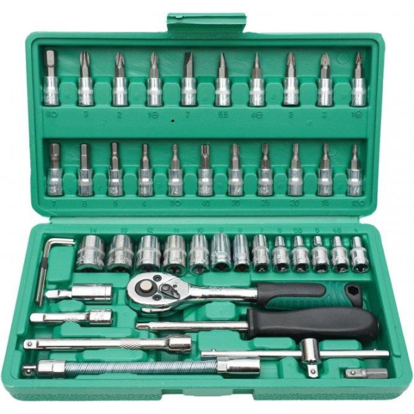 Комплект инструментов Piece Tool Set, 46 предметов в удобном кейсе