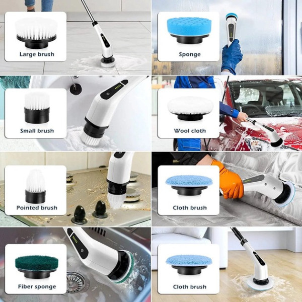 Электрическая многофункциональная щетка Cleaning Brush 7 в 1 для уборки