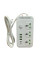 Сетевой удлинитель Power Socket J07 на 3 розетки и 4 USB порта