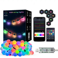 Гирлянда "Матовый шарик" SFK-03, USB, Bluetooth, управление с телефона