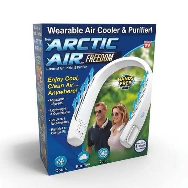 Вентилятор на шею Arctic Air с USB и аккумулятором 1800 мАч