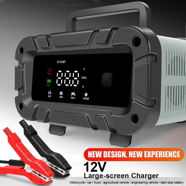 Зарядное устройство TK400 Car Battery 12V 6A с LED-дисплеем