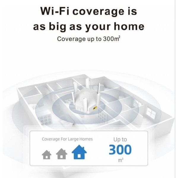 Репитер LV-WR56T для усиления Wi-Fi сигнала и расширения зоны покрытия