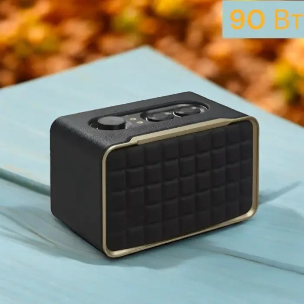 Портативная колонка SPS AU200, ретро-дизайн, 90 Вт, Bluetooth