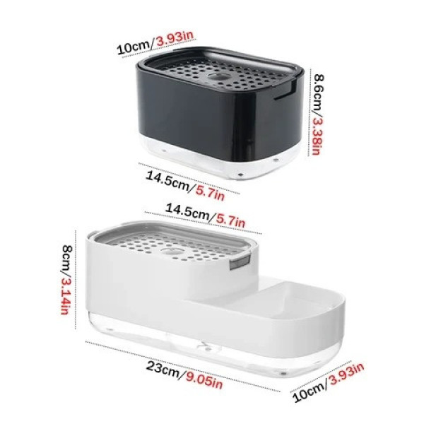 Диспенсер Soap Dispenser Q-4 для мыла с держателем губки