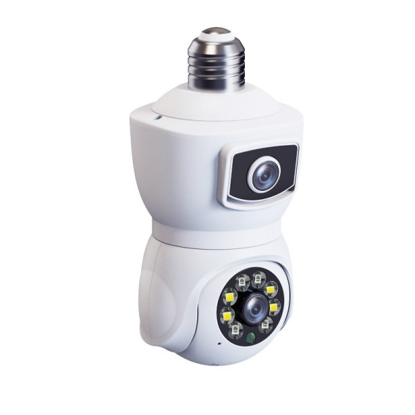 Камера PTZ-Lamp Wi-Fi 2MP с ночным видением, установка в патрон E27