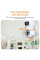 Камера PTZ-Lamp Wi-Fi 2MP с ночным видением, установка в патрон E27