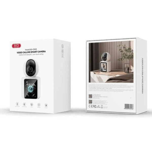 Видеоняня ICSEE V1-20C, настольная камера 3 МП с Wi-Fi подключением