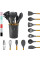 Кухонный набор Kitchen Set из 12 предметов, черный цвет