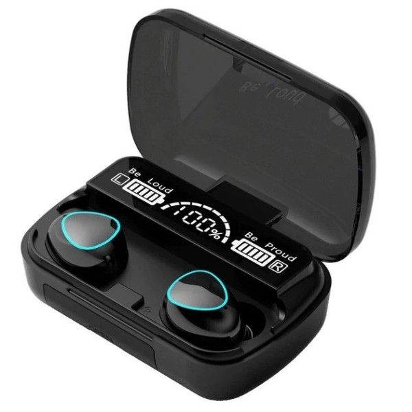 Беспроводные вакуумные Bluetooth наушники вкладыши с кейсом M10 MDR BT