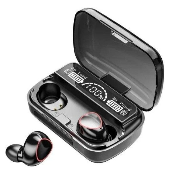 Беспроводные вакуумные Bluetooth наушники вкладыши с кейсом M10 MDR BT