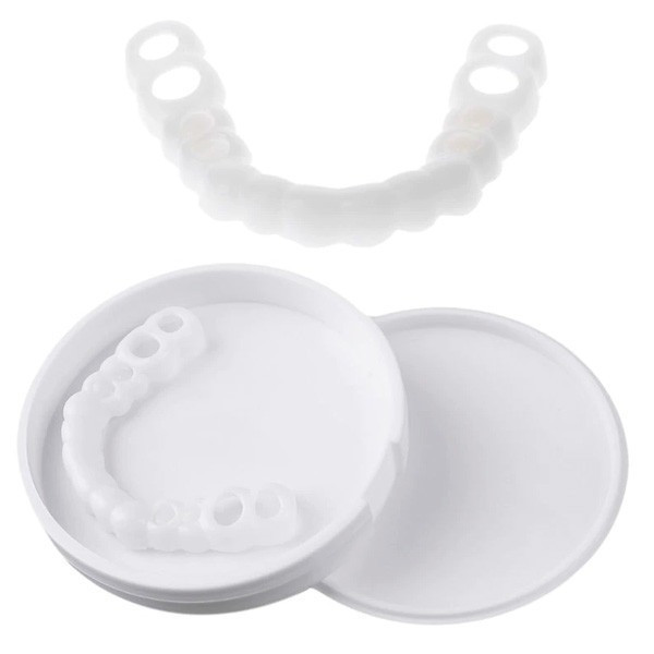 Съемные виниры для зубов Smile Veneers White, накладные зубы, накладки для зубов