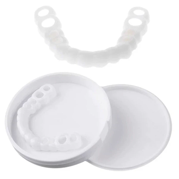 Съемные виниры для зубов Smile Veneers White, накладные зубы, накладки для зубов