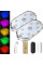 Автомобильный светодиодный светильник 2 штуки RGB с USB-зарядкой, Свет в салон автомобиля с сенсорным датчиком