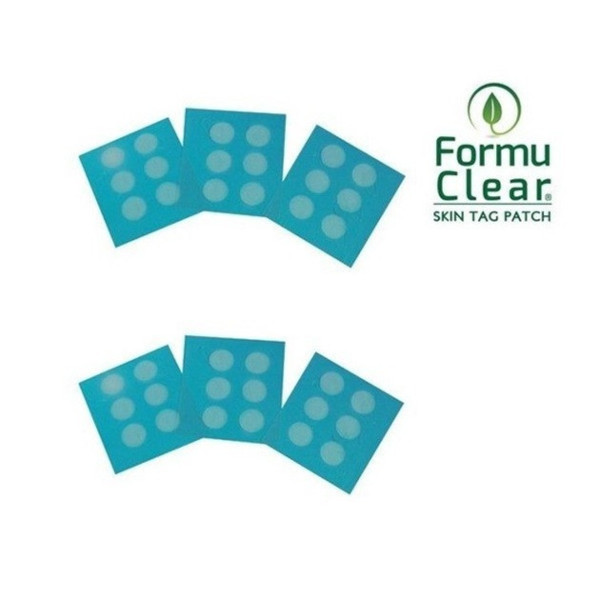 Пластырь от бородавок и папиллом Formu Clear 30 штук (18 маленьких + 12 больших)