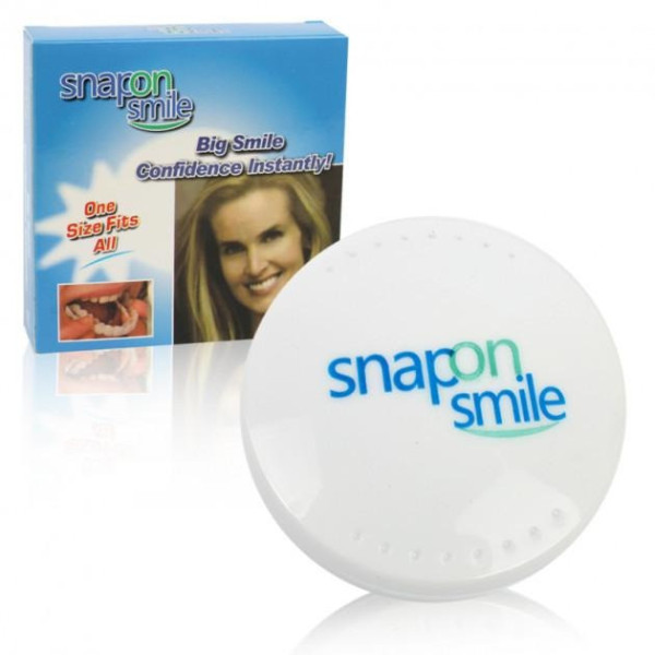 Съёмные виниры Veneers Smile на верхнюю и нижнюю челюсть с кейсом