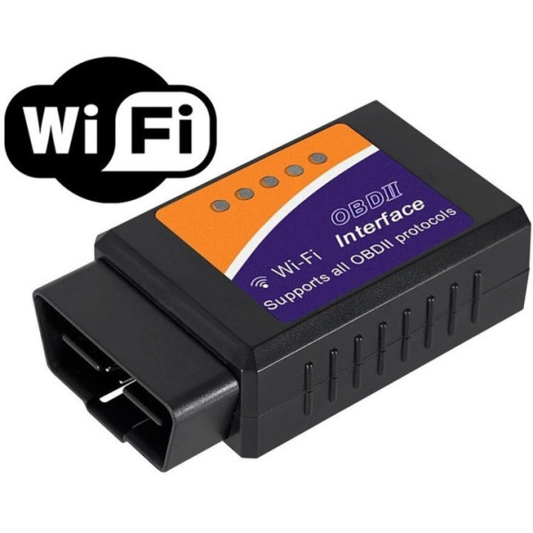 Диагностический OBD-II автосканер ELM327 с поддержкой соединения по Wi-Fi