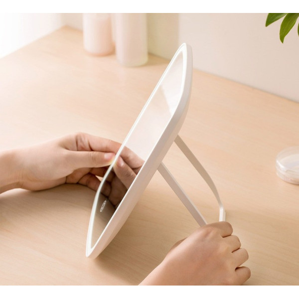 Косметическое зеркало с подсветкой для макияжа аккумуляторное Jordan Judy LED Makeup Mirror NZ520