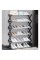 Складная полка для обуви Shoe Rack, 6 секций, до 12 пар черная