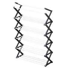 Складная полка для обуви Shoe Rack, 6 секций, до 12 пар черная