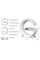 Многофункциональная смарт лампа-ночник G-Smart Light Sound Machine WS-1816 с Bluetooth колонкой и беспроводной