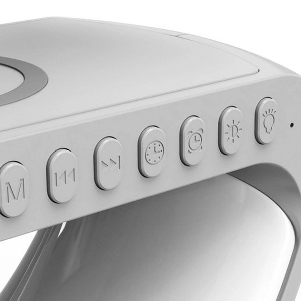 Многофункциональная смарт лампа-ночник G-Smart Light Sound Machine WS-1816 с Bluetooth колонкой и беспроводной