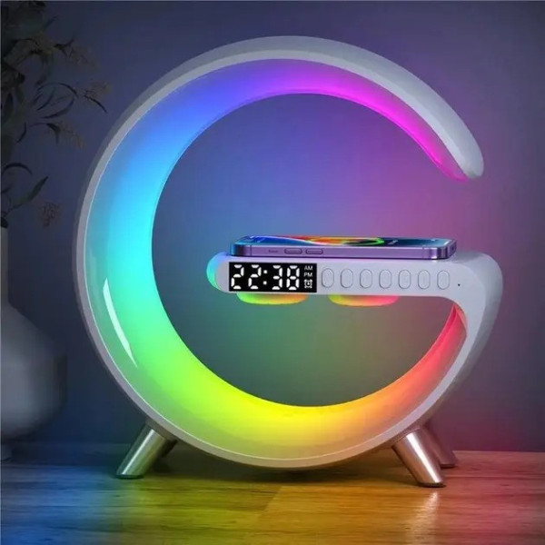 Многофункциональная смарт лампа-ночник G-Smart Light Sound Machine WS-1816 с Bluetooth колонкой и беспроводной