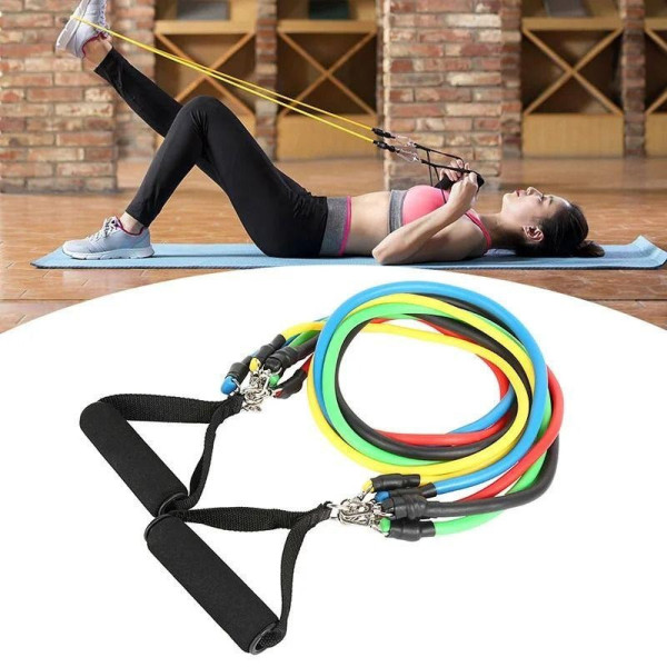 Комплект для фитнеса Training Pro – 5 уровней сопротивления + чехол  для домашних тренировок