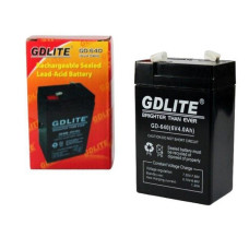 Аккумулятор GDLITE GD-640 6V 4Ah, свинцово-кислотный, необслуживаемый
