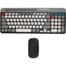 Беспроводной набор клавиатура и мышь ZYG-806, Bluetooth и Wi-Fi, мультиподключение, ультратонкий дизайн