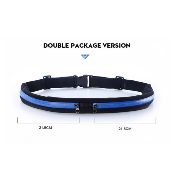 Спортивная поясная сумка Go Runner's Pocket Belt для бега, йоги, фитнеса, с регулируемым ремнём и карманами