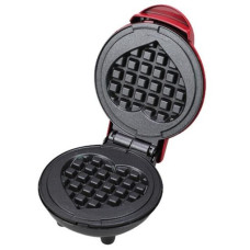 Мини вафельница в форме сердца Waffle Maker, электрическая, с антипригарным покрытием, 350 Вт, для вафель