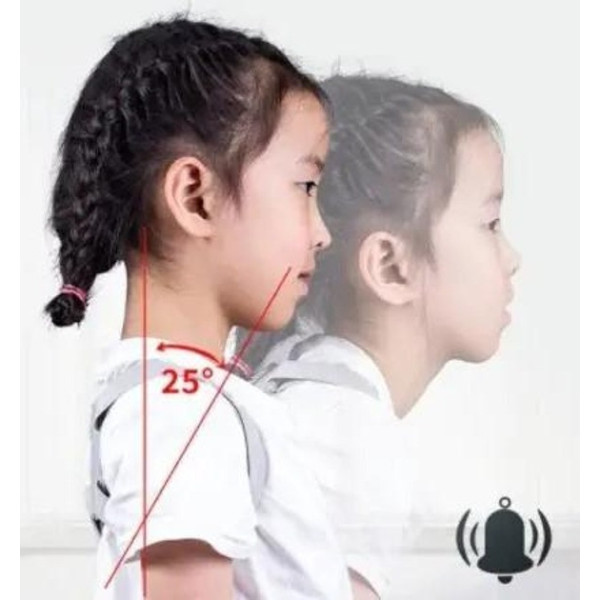 Умный корректор осанки с вибрацией и магнитным массажером, USB зарядка, компактный, регулируемый, для спины