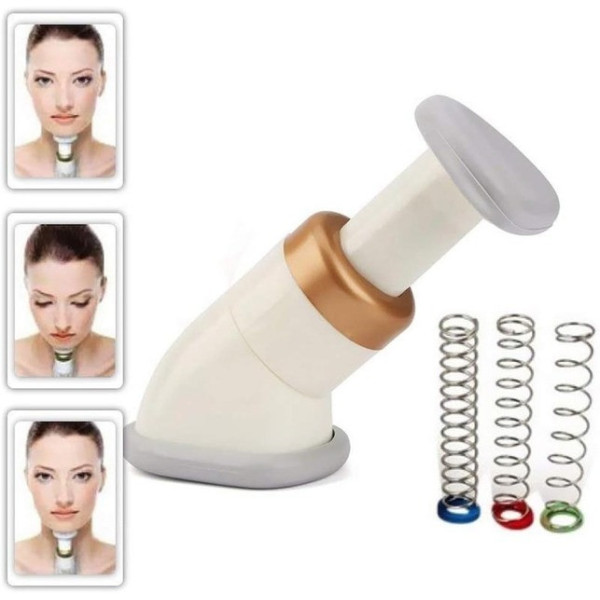 Neckline Slimmer – тренажер для шеи и подбородка, массажер от второго подбородка, 3 уровня нагрузки, без батар