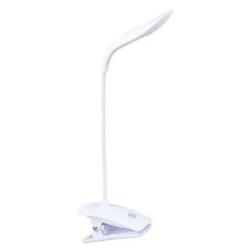 Настольная LED лампа SST-812 с аккумулятором и прищепкой, сенсорное управление, 14 LED, 3 режима