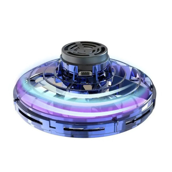 Летающий спиннер UFO диск-бумеранг с LED подсветкой, левитирующий, игрушка для детей и взрослых