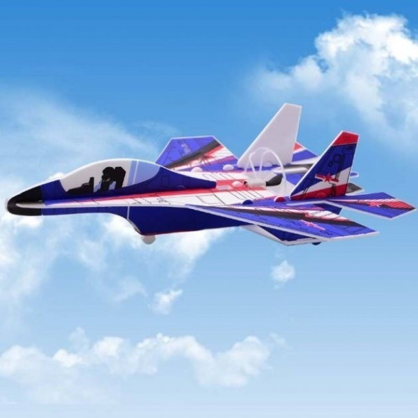 Пенопластовый самолёт на аккумуляторе Foam Plane S27 для детей от 6 лет игрушка с лёгким управлением