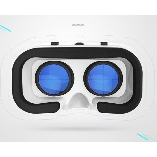 Очки виртуальной реальности SHINECON SC-G05a + Пульт Y1 черный для смартфонов Android и iOS, VR 3D гарнитура д